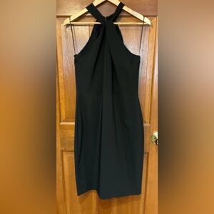 Taylor Fitted Black Dress